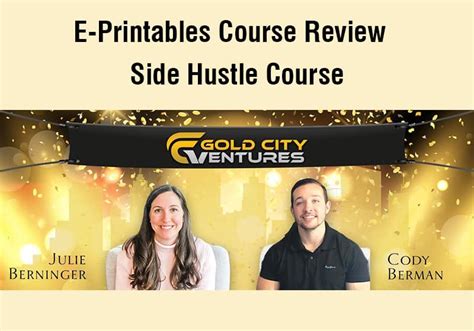 My Review Of The E Printables Course By Gold City Ventures