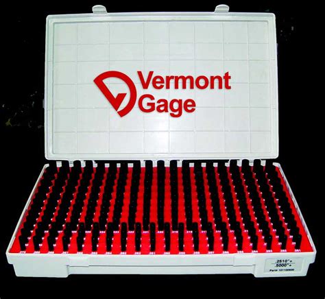 Vermont Gage Black Guard Oxide Pin Gage Sets Class Zz