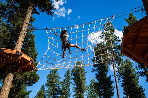 The Sky Line Aerial Rope Course The Resort At Paws Up