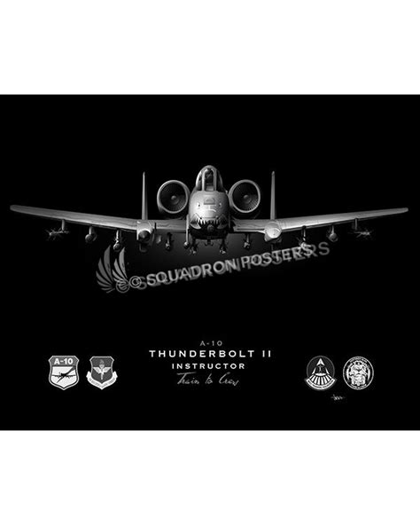 A 10 362nd Training Squadron Jet Black Lithograph