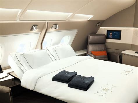 See Singapores A380 First Class Suite With Bed