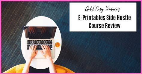 Etsy E Printables Side Hustle Course Gold City