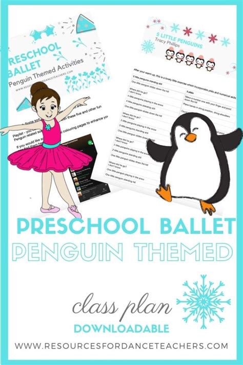 Free Preschool Ballet Class Plan Resources For Dance