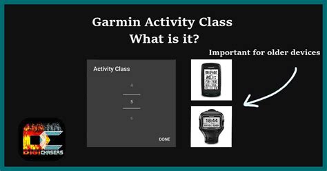 Garmin Activity Class What Is It Digichasers