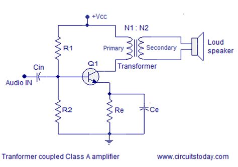 Class A Power Amplifier Circuit Theory Design Circuit