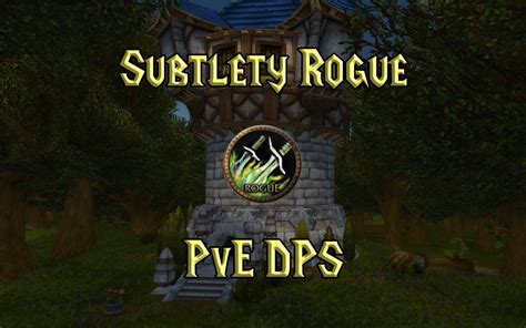 Pve Subtlety Rogue Guide Tbc Burning Crusade Classic