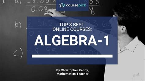 Top 8 Best Algebra 1 Courses Online Coursepickcom